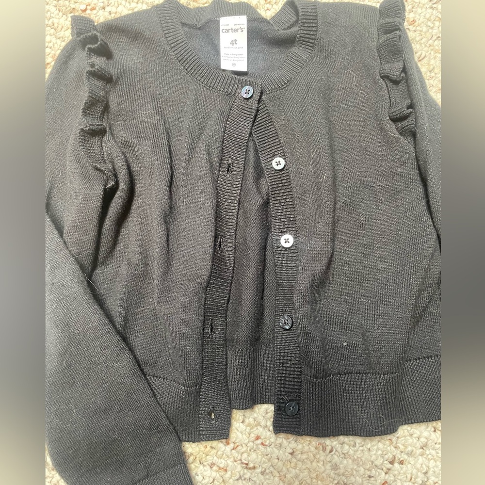 Black Toddler Cardigan